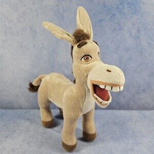 DreamWorks Universal Studios Shrek 4-D Donkey Plush Stuffed Animal 2015